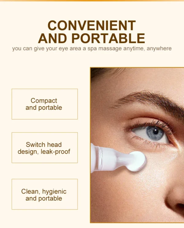Anti‑Dark Circle Eye Cream – Peptides, Caffeine & Massage for Firmer, Brighter Eyes (15g) - Image 12